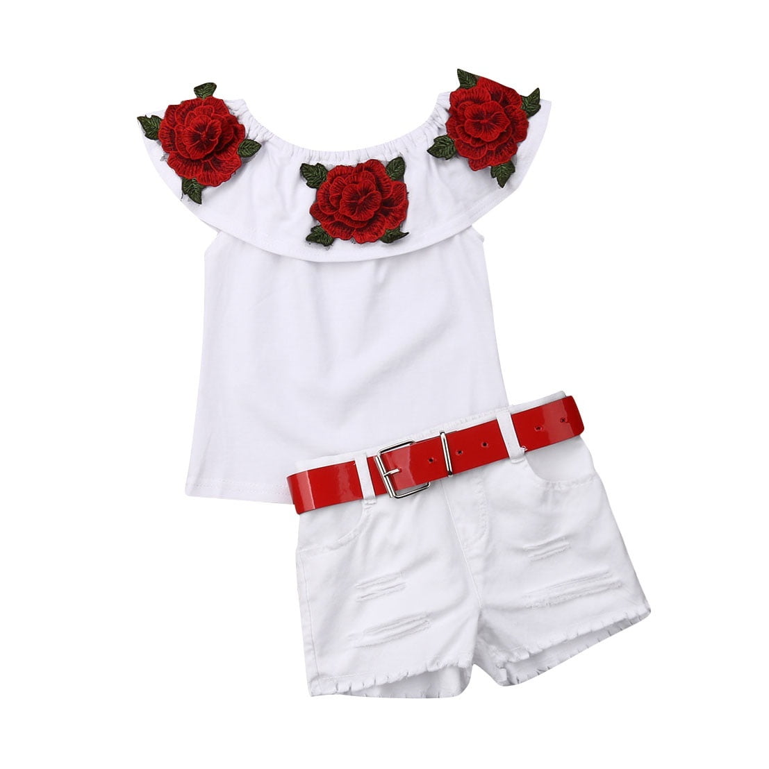 white denim shorts for baby girl