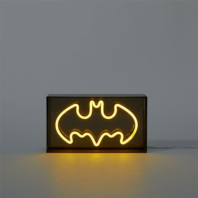 DC Comics Batman Desk Lamp Bat Signal Table Nightlight Neon Style