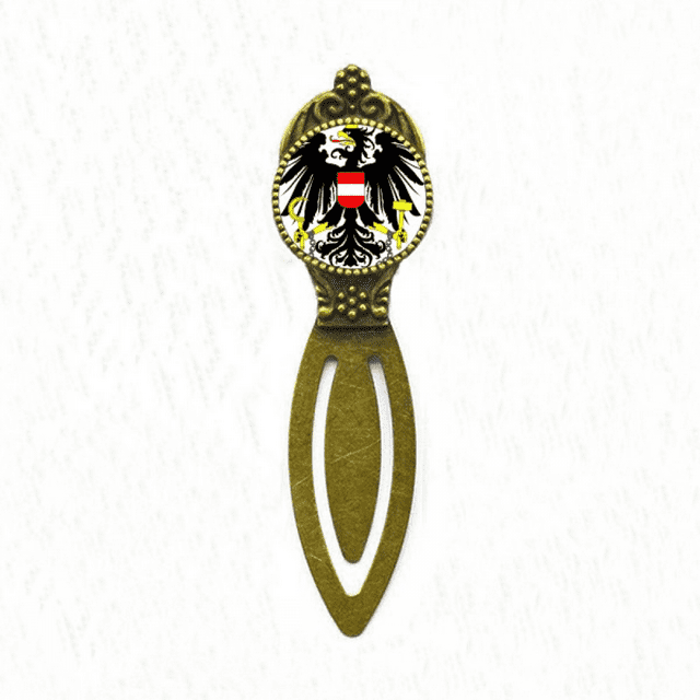 Austria National Emblem Country Bookmark Retro Office Label Page Marker