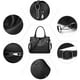 thumbnail image 3 of Bolso bandolera de piel sintética JAMW estilo hobo Color negro, 3 of 5