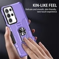 thumbnail image 5 of for Samsung Galaxy S22 Ultra 5G Case (Not S22) with Metal Ring Kickstand for Women & Men, Heavy-Duty Protection Shockproof Bumper Cover Case for Samsung Galaxy S22 Ultra 5G TY Purple, 5 of 18