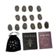 thumbnail image 3 of Rune de Runas de madera Runas talladas Decoración del hogar con la guía de la bolsa de almacenamiento para la meditación Pagan Professional, 3 of 9