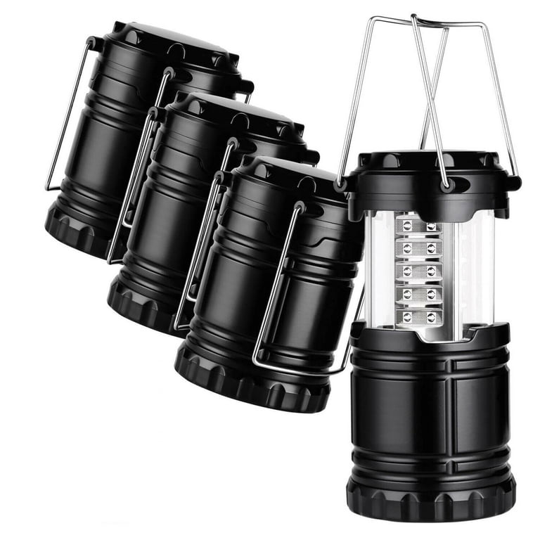 Ultra Bright LED Lantern - LED Camping Lantern,Portable Bright LED Camping  Light Flashlights for Hiking, Blackouts and Emergency (Black)