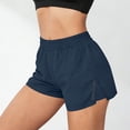 thumbnail image 5 of Aimik Solid Athletic Shorts for Women High Waist Stretchy Waist Sport Shorts with Pockets and Drawstring Summer Casual Shorts, 5 of 6