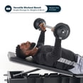 thumbnail image 2 of Echelon Adjustable Weight Bench with 6-Position Backrest & Dumbbell Storage, 2 of 9