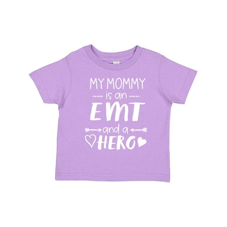 

Inktastic My Mommy is an EMT and a Hero Gift Toddler Boy or Toddler Girl T-Shirt