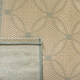 thumbnail image 5 of Safavieh Courtyard Cameron Geometric Indoor/Outdoor Area Rug, Cream/Aqua, 4' x 5'7", 5 of 9