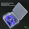 thumbnail image 2 of Unatoiry 2 Pieces Ear Stopper Nose Clips Set Silicone Soft Earplug Kit Equipment Pink, 2 of 6