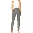 thumbnail image 3 of Moa Collection Women's Casual Comfy Slim Pocket Jeggings Jeans Pants with Button, 3 of 6