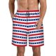 thumbnail image 1 of Balery Stars And Stripes Traje de Baño Estilo Hawaiano para Hombre, Shorts de Secado Rápido con Bolsillos-Large, 1 of 6