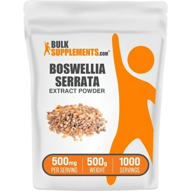 BulkSupplements Boswellia Serrata Extract Powder, 500mg Per Serving - 500 Grams (1.1 lbs) - 1000 Servings