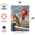 thumbnail image 2 of 1010431 "Blizzard Buddies Winter/Birds" Decorative House Flag, 28" X 40", 2 of 5