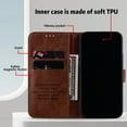 thumbnail image 3 of Case Designed for Motorola Moto G Stylus 5G 2023, Vintage PU Leather Wallet Book Case Magnetic Closure Credit Card Holder Kickstand Shock-Absorbing Flip Case Compatible with G Stylus 5G 2023 - Brown, 3 of 8