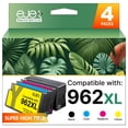thumbnail image 1 of Cartuchos de tinta ejet 962XL 962 compatibles con HP Officejet Pro, 1 of 8