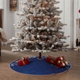 thumbnail image 4 of Lukts Christmas Blue Print Color Life Christmas Tree Skirt, Winter Holiday Tree Mat Decoration ,Can be Used as A Shawl-36", 4 of 6