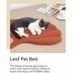 thumbnail image 3 of Cat Mattress Leaf Shape Cat Nest Cat and Dog Double-Sided Available Floor Mat Cover Pad Warm and Comfortable Cat Bed Indoor Warm Accessories (Leaves), 3 of 4