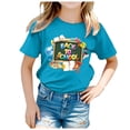 thumbnail image 3 of TZEWGL Summer Short Sleeved Soft Graphic Prints Basic T-Shirts For Infnat Top For Infnants size 8-9T, 3 of 5