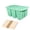 Green, variant on 12-Cavity Silicone Popsicle Mold with 50 Sticks, Torqee Food-Grade Ice Pop Maker, Easy-Release Popsicle Mold, for Homemade Popsicles, Summer Treats and Freezer Use, Blue
