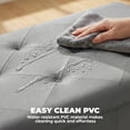 thumbnail image 6 of Alvantor Foldable Storage Ottoman Bench With PVC Material, 42-Gal Capacity, 660lbs Load, 6 of 7