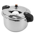 thumbnail image 1 of Pressure Cooker  80kpa Pressure Canner  Dual Handle  Stainless Steel  Large Capacity   Kitchen Cookware  Suitable For Gas And Electric Stove, 1 of 8
