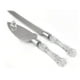 thumbnail image 4 of Cuchillo de pastel de boda y juego de servidor de mango de cristal artificial de acero inoxidable acrílico ShuxiuWang 1327537095514, 4 of 5
