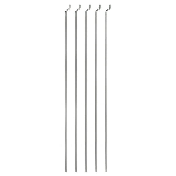 1.2mm x 180mm (7 inch) Steel Z Pull/Push Rods Parts for RC Airplane Plane Boat (Pack of 5)