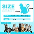 thumbnail image 2 of TELOLY Kitten Clothes,Polyester Dog Sweaters for Small Dogs Girl for Pets Under 1.10 Lbs,Winter Warm Extra Small Chicken Dog Sweater,Style1,Xxs, 2 of 7