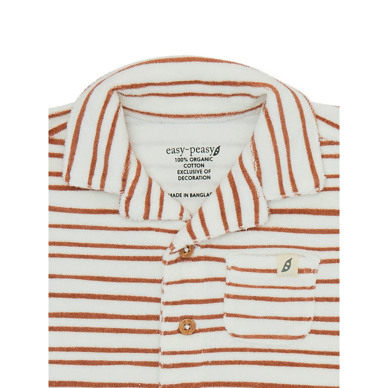 Terrycloth T-shirt Orange