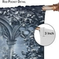 thumbnail image 6 of Fantasy Nature Curtains for Windows, Gothic Gate Fantasy Forest Theme Curtains for Living Room, Magic Dreamland Fairy Landscape Pattern Blackout Drapes 2 Panel Sets, 52x84 Inch, 6 of 6