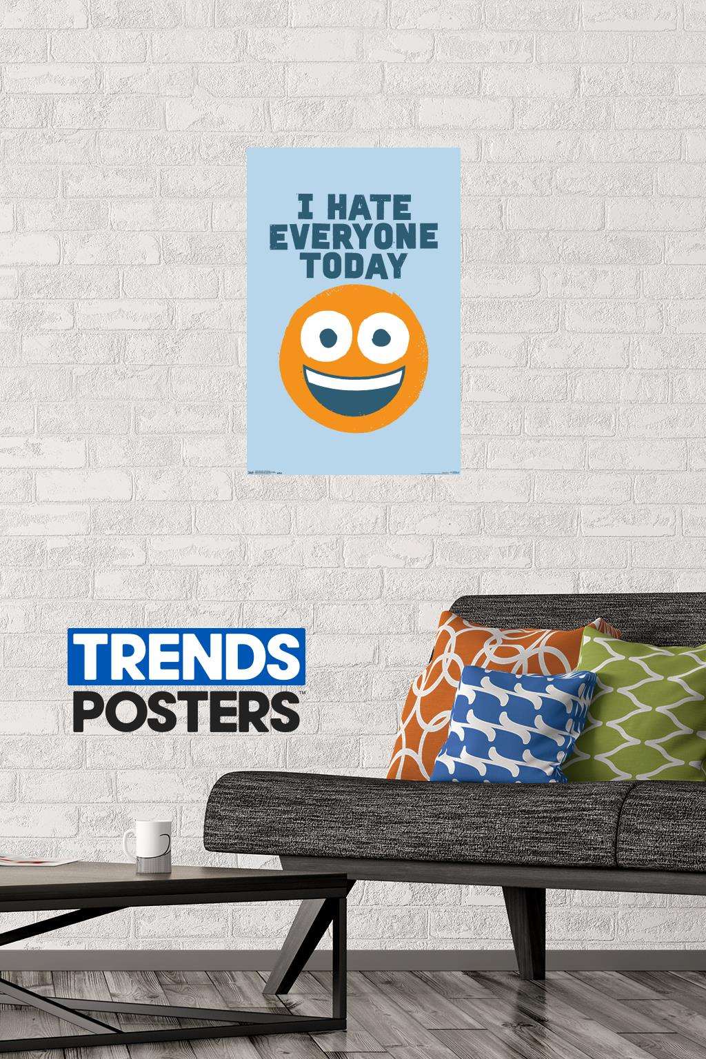 DaVid Olenick - Hate Everyone Wall Poster, 14.725" x 22.375"
