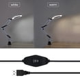 thumbnail image 3 of Lámpara de escritorio LED Lámpara de mesa Lámpara de lectura plegable con 2 modos de atenuación Luces de carga USB, 3 of 8