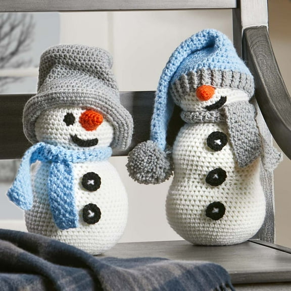 Herrschners® Slouchy Snowmen Crochet Kit