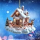 thumbnail image 5 of Christmas Hanging Decoration Christmas Tree Decoration Exquisite House Acrylic Hanging Decoration, 5 of 5