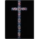 thumbnail image 1 of Cuadro Decorativo - Cruz de vidrieras Jr  Impresión en canvas, estrechado., 1 of 2