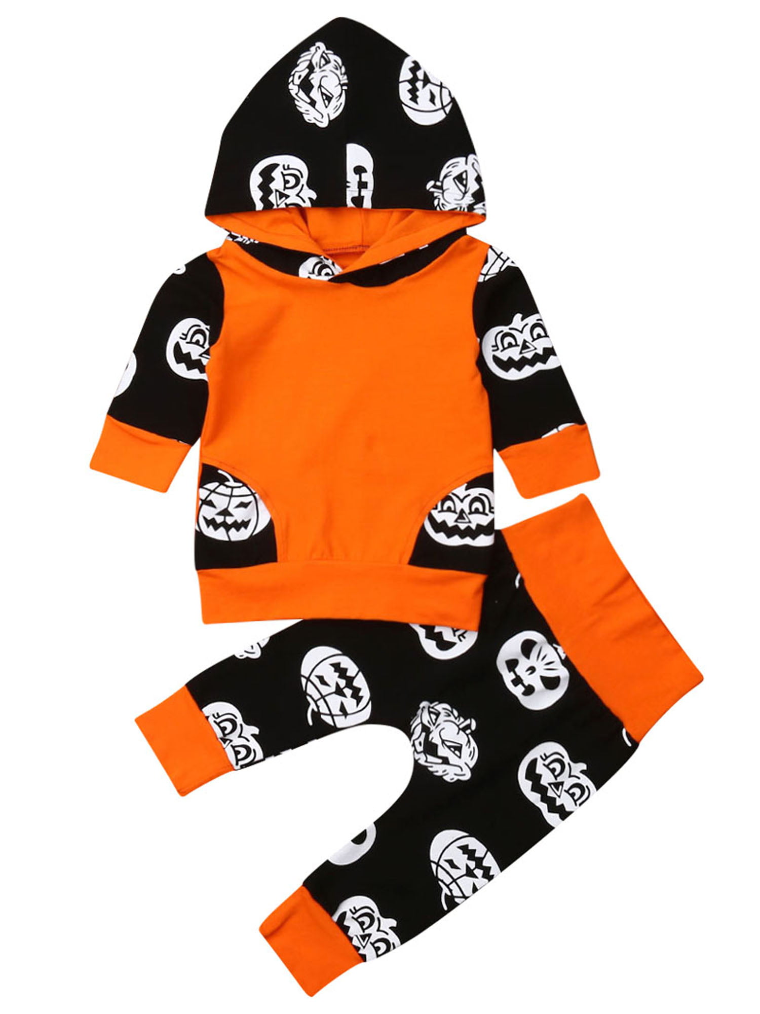 Details about  / Child Teen Kids Girls Boys Halloween Cartoon Skull Print Jumpsuit Romper Clothes