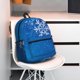 thumbnail image 5 of Disketp Blue Christmas With Snowflakes Mochila Ligera Clásica con Múltiples Bolsillos, Mochila Casual para Hombre y Mujer, Ideal para Escuela, Trabajo y Viajes, 5 of 6