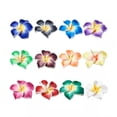 thumbnail image 2 of GKNET Polymer Clay Flower Plumeria Beads Mixed Color 12~30mm Spacer Slime Charms-12mm; 200 pieces, 2 of 6