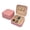 Blush, variant on Square Mini Portable Travel Jewelry Boxes Small Organizer Gift Box Case, Mint