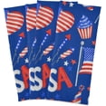 thumbnail image 2 of SKYSONIC 1 pack 4Th of July American Flag Independence Day Kitchen Dish Towels,Dishcloths,Absorbent Soft Towels Hand Towels, 18" x 28", 2 of 7
