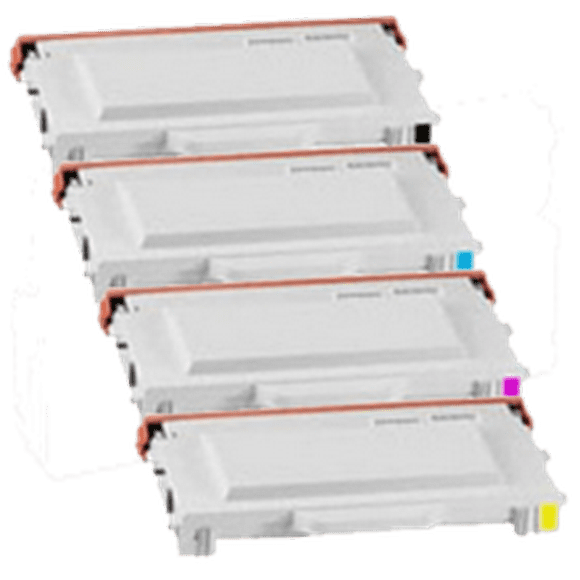 Zoomtoner Compatible Ricoh SPC210 (Type 140) Laser Toner Cartridge Set Black Cyan Magenta Yellow for Ricoh 1000N
