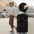 thumbnail image 5 of 40" Expandable Foldable Luggage Bag,Collapsible Suitcases with Wheels,Rolling Duffle Bag Wheeled Travel Bag for Men Women,MEX-Black, 5 of 8