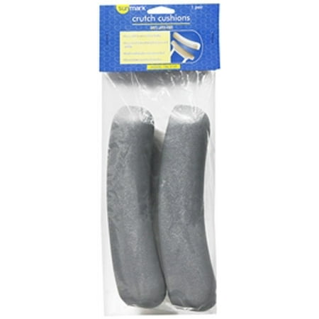 Sunmark Crutch Cushions, CY196-3149, Gray, 2 Count