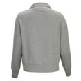 thumbnail image 4 of Boxercraft BW5205 Ladies Dream Fleece 1/4 Zip Pullover-Oxford Heather-XS, 4 of 4