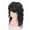 Black, variant on Black Long Curly Corn Perm Wig - Retro Fluffy Wig for Men and Women - Perfect for Parties, Festivals, and Cosplay