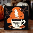 thumbnail image 2 of Letrero de café de Halloween, decoración de barra de café de Halloween para decoración de cocina, decoración divertida de café de Halloween, decoración de barra de café, letrero decorativo de madera f, 2 of 7