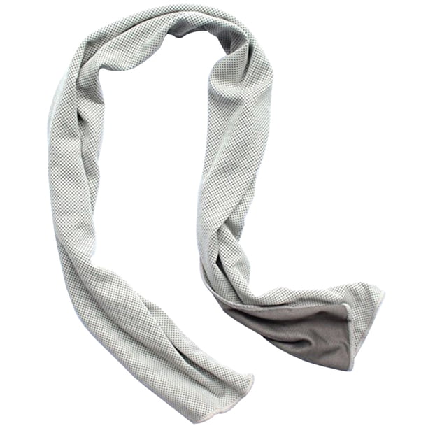 Toalla de enfriamiento multifunción Toalla fría Diadema para el cuello Deportes al aire libre Atletas Yoga (gris)