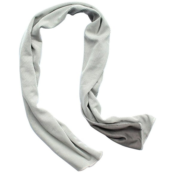 Toalla de enfriamiento multifunción Toalla fría Diadema para el cuello Deportes al aire libre Atletas Yoga (gris)
