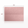 thumbnail image 2 of LUXPaper A7 Invitation Envelopes, 5 1/4 x 7 1/4, Misty Rose Metallic, 50/Pack, 2 of 4