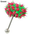 thumbnail image 2 of Jiaroswwei Unisex Cool Punk Hammer Shape Vibrating Tongue Bar Stud Body Piercing Jewelry, 2 of 8