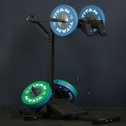 Titan Fitness Leverage Squat and Leg Press Machine, Steel Frame, 180 lb